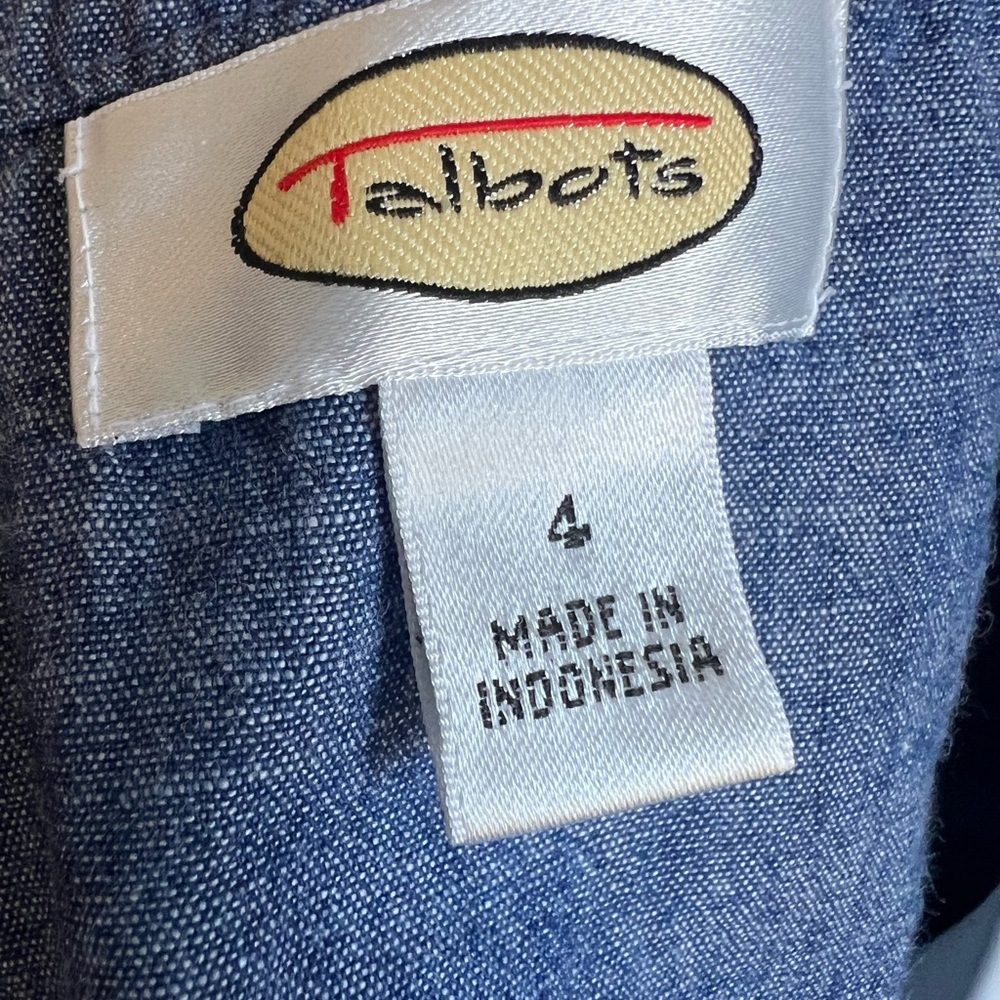 Talbots Blue Denim Dress - Picture 2 of 10